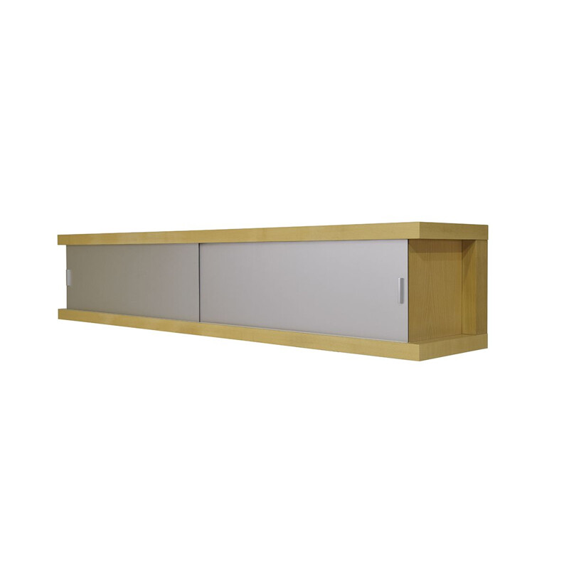 Vintage Minimalistic Wall Mounted sideboard by Wim Wilson for Castelijn, Dutch 1967s