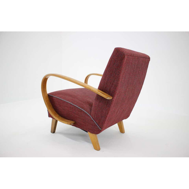 Vintage Armchair by Jindrich Halabala, Czechoslovakia 1950s