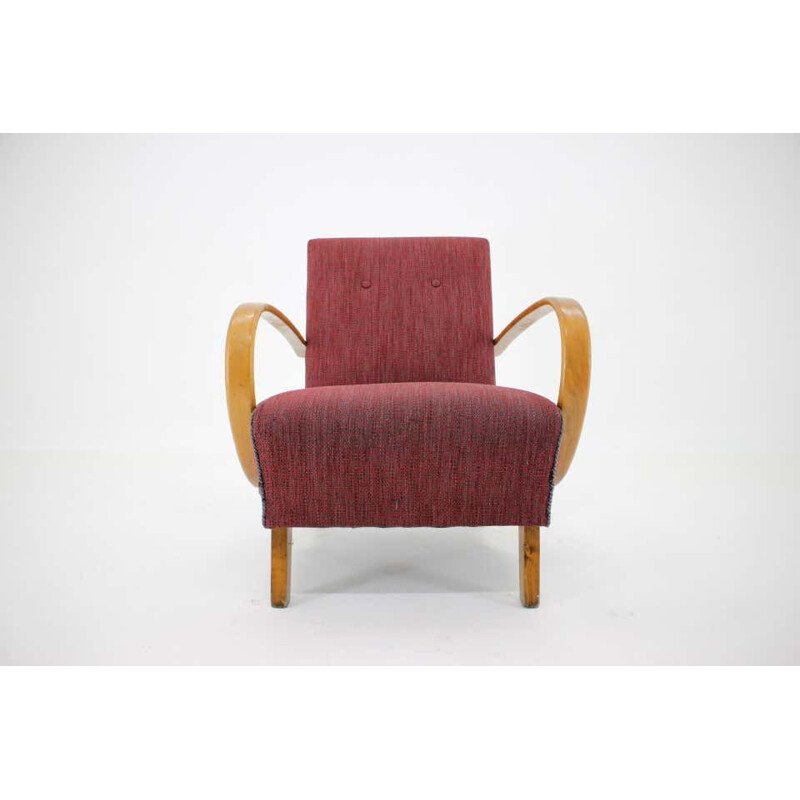 Vintage Armchair by Jindrich Halabala, Czechoslovakia 1950s