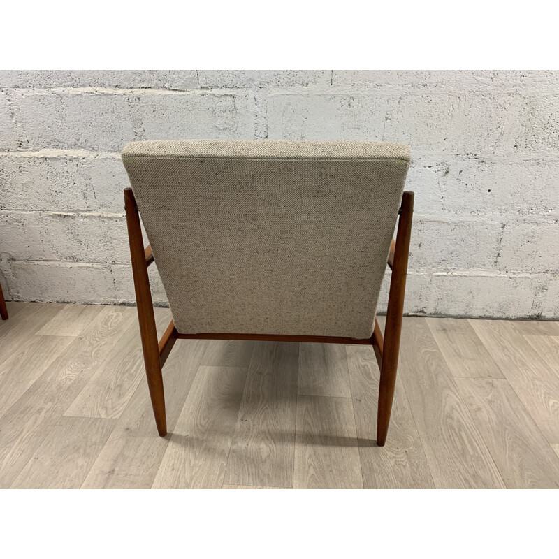 Vintage teak armchair, Scandinavian 1960s