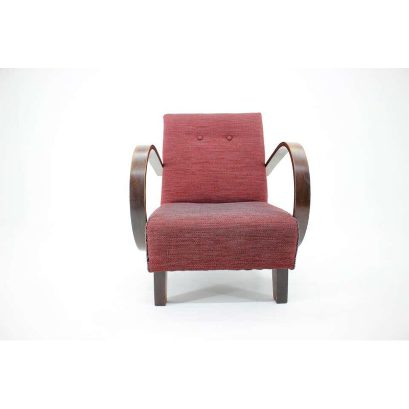 Fauteuil vintage de Jindrich Halabala, Tchécoslovaquie 1950