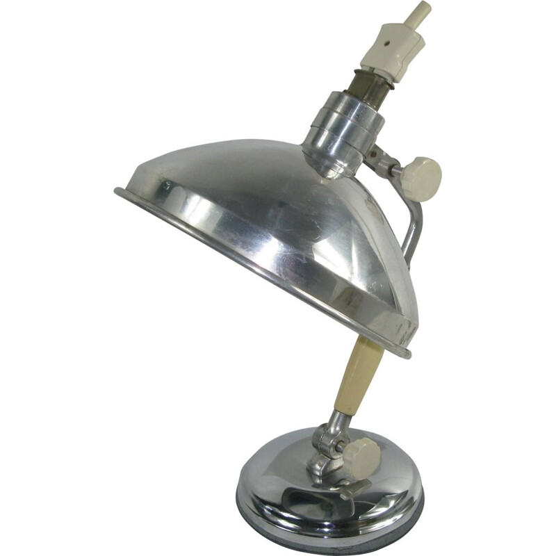 Lampada da tavolo industriale vintage di Kurt Rosenthal, Germania 1950