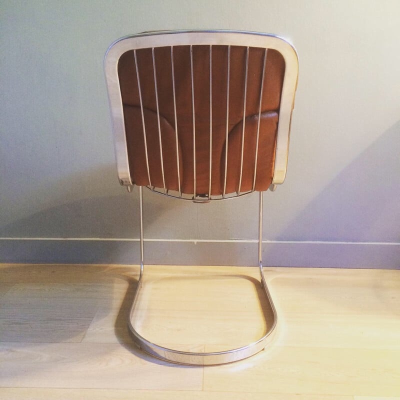 Set of 6 vintage chairs Cidue 1970s