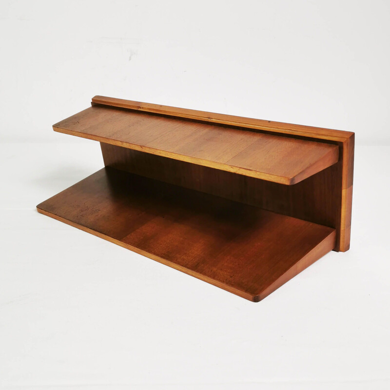 Vintage Minimalist wall shelf, Denmark 1960s