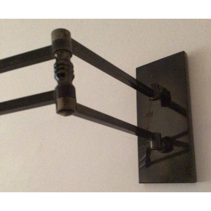 Pair of vintage articulated wall lights 1960s