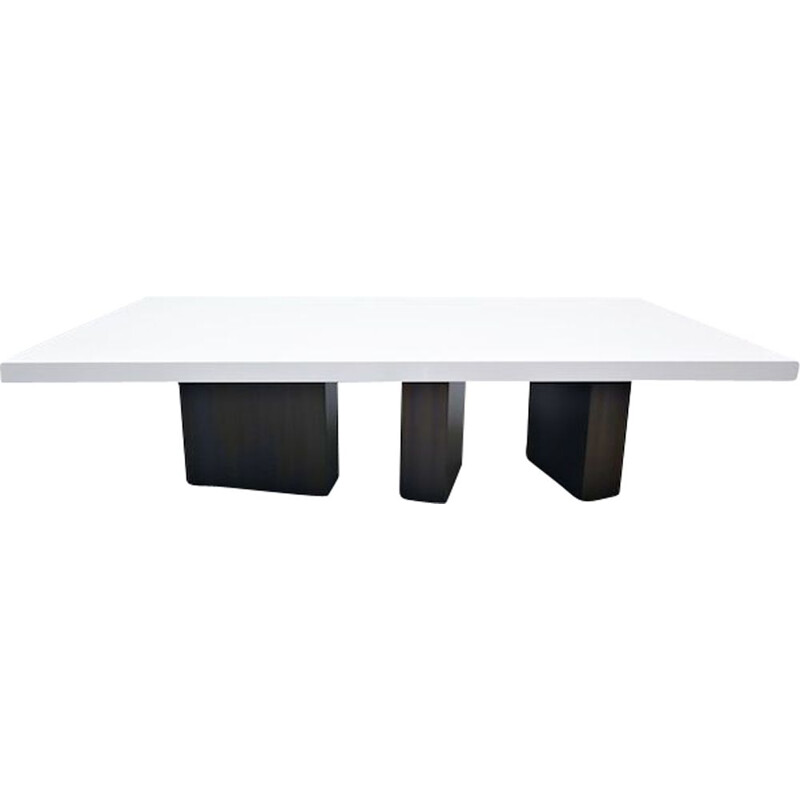 Large vintage Lacquered Dining Table by Iceberg Architecture Studio