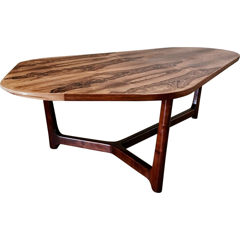 Vintage rosewood table by Arne Vodder, Scandinavian 1950s