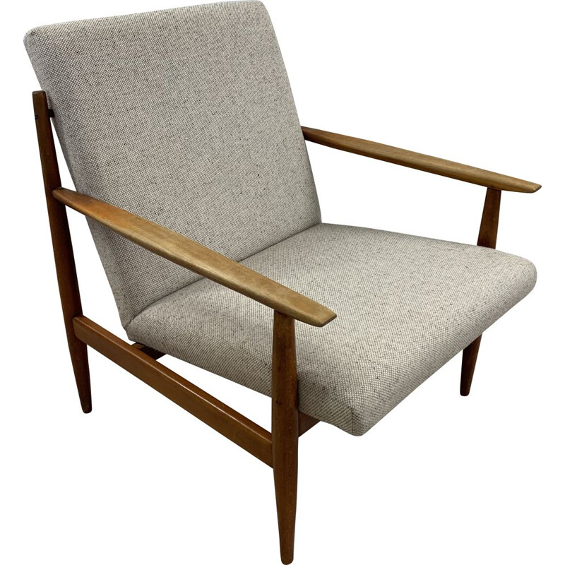 Vintage teak armchair, Scandinavian 1960s
