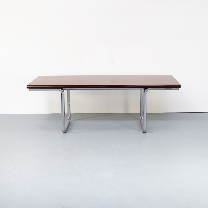 Vintage Bauhaus executive desk table 1970s