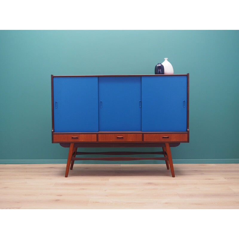 Vintage Teak highboard, Denmark 1960s