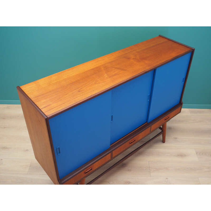 Vintage Teak highboard, Denmark 1960s