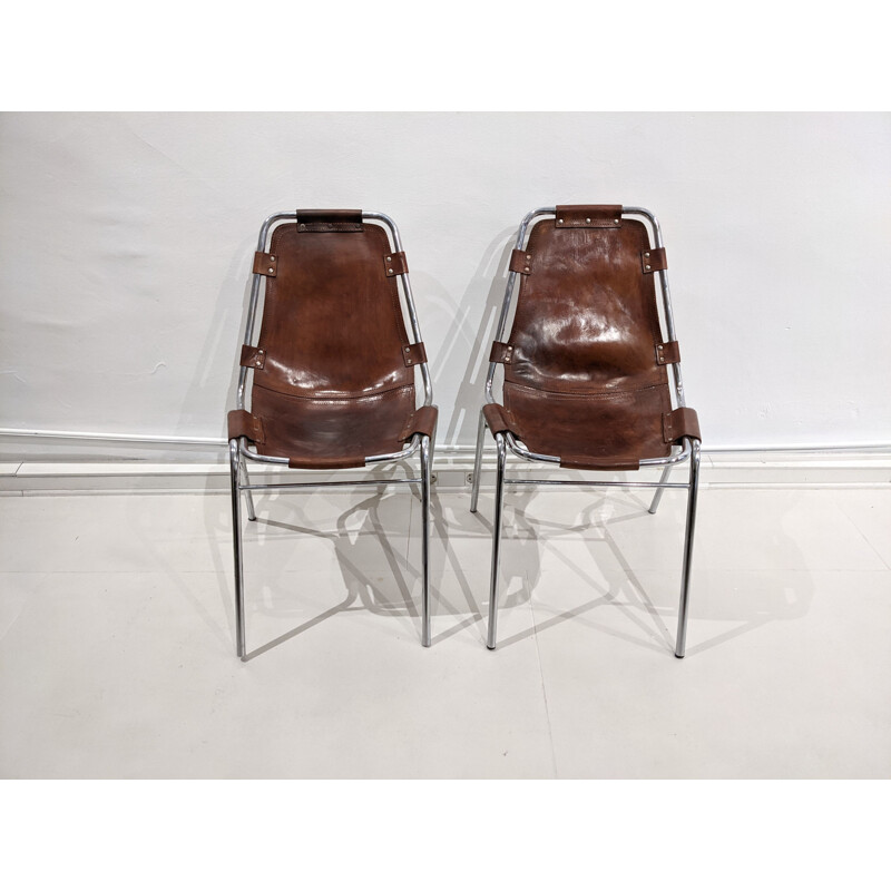 Pair of vintage Les Arcs chairs