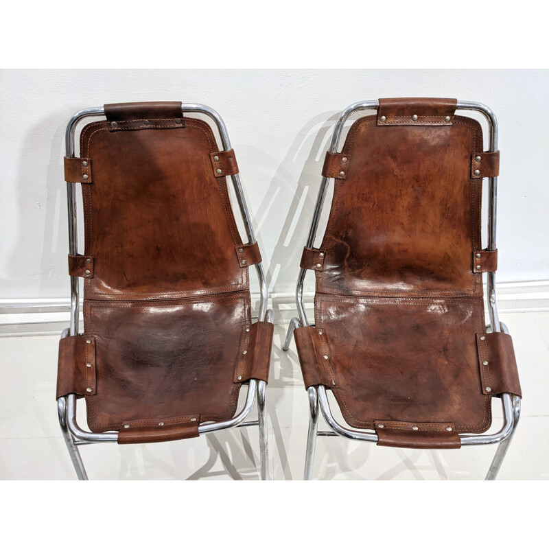 Pair of vintage Les Arcs chairs