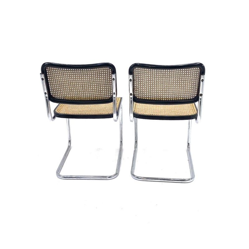 Pair of Marcel Breuer's Cesca B32 vintage chair