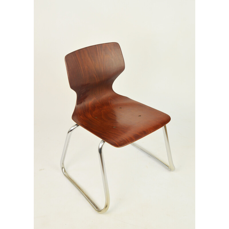 Paar vintage Flototto stoelen van Adam Stegner 1970