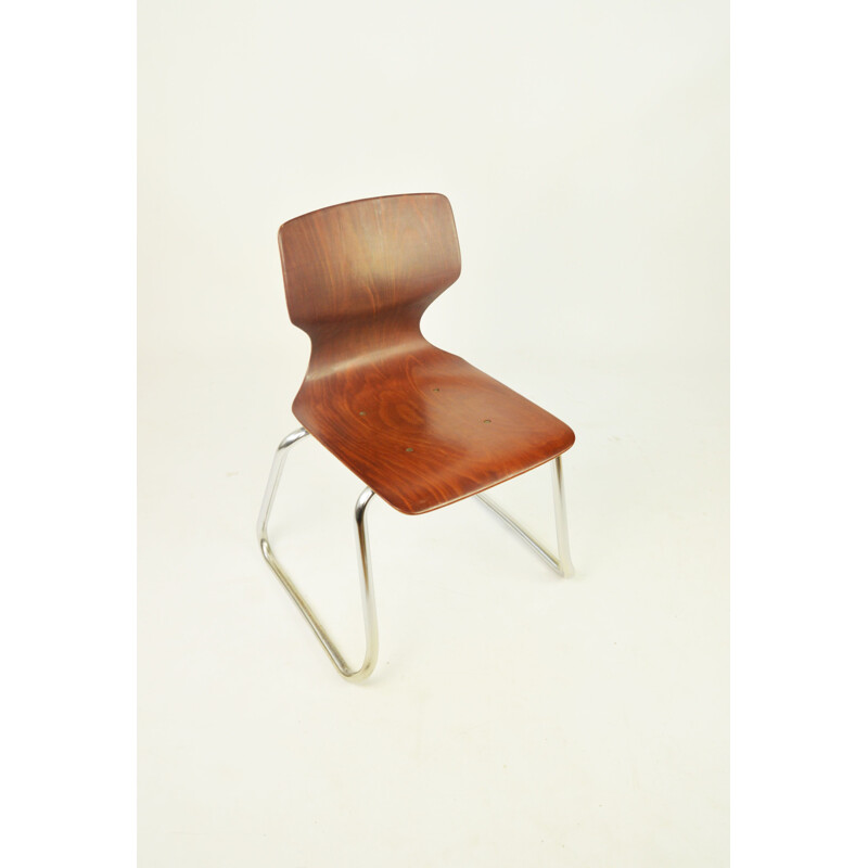 Paar vintage Flototto stoelen van Adam Stegner 1970