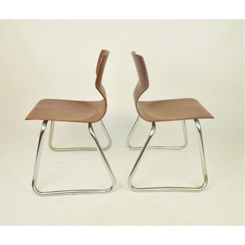 Paire de chaises vintage Flototto par Adam Stegner 1970