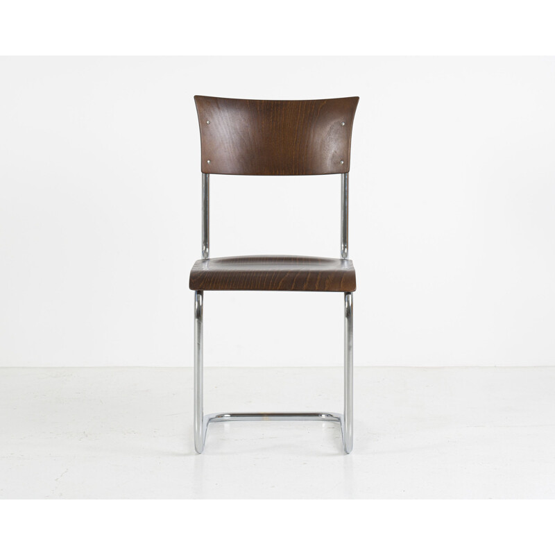 Par de poltronas de S43 de Mart Stam para Thonet 1940