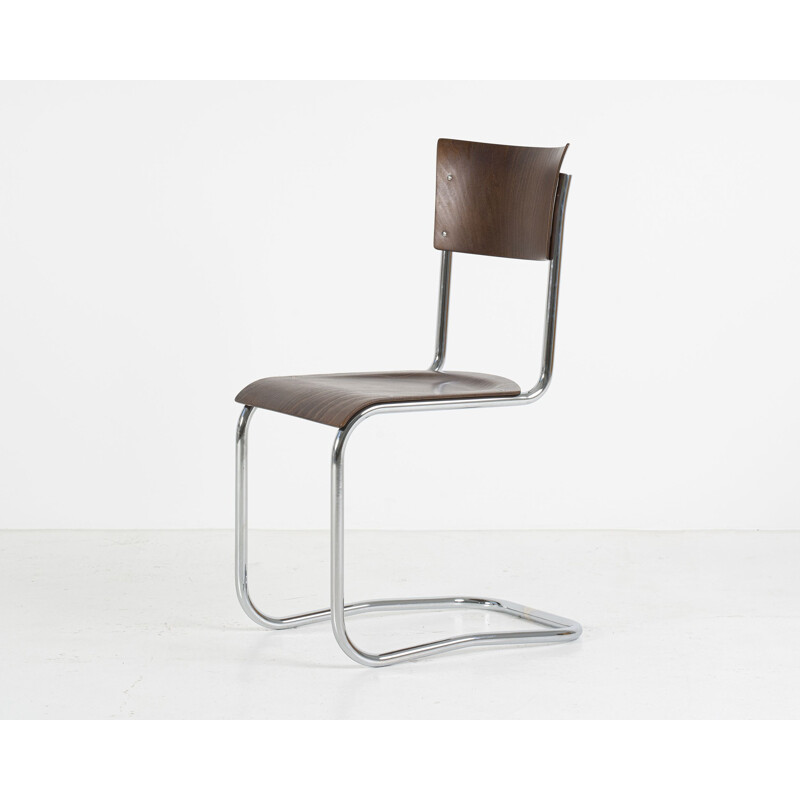 Paar S43 sledefauteuils van Mart Stam voor Thonet 1940