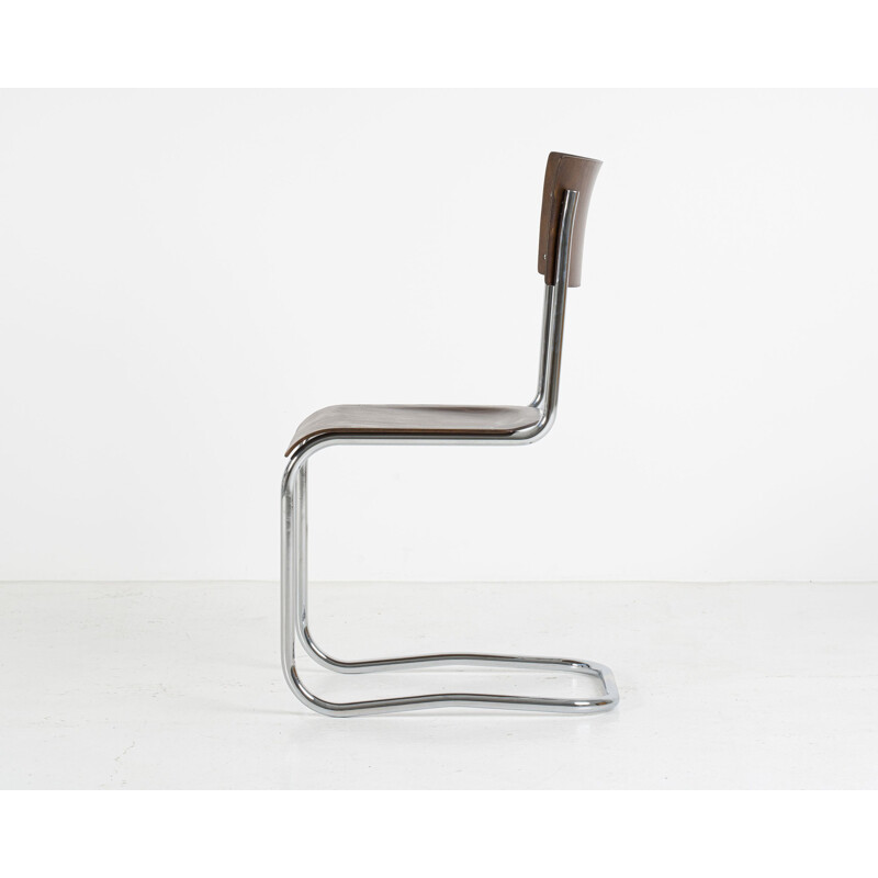 Paar S43 sledefauteuils van Mart Stam voor Thonet 1940