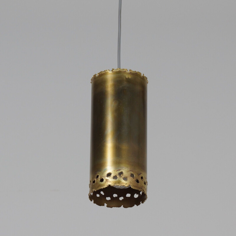 Suspension vintage Brutalist de Svend Aage pour Holm Sorensen & Co, Danemark 1970