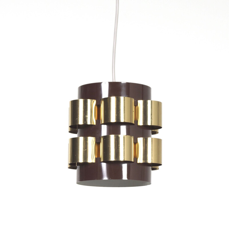 Vintage Pendant by Werner Schou for Coronell Elektro, Danish 1970s