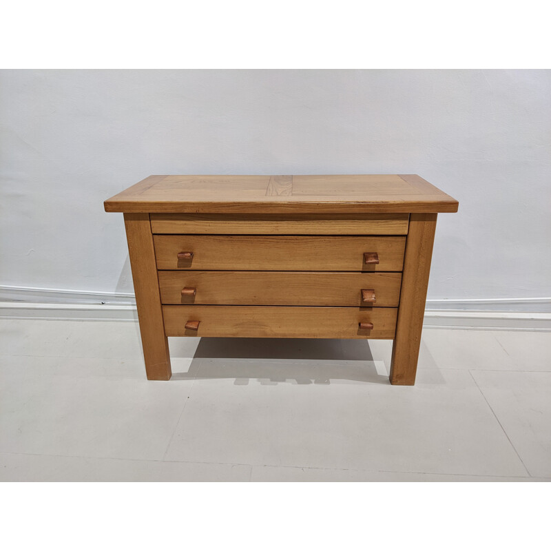 Vintage Maison Regain solid elm chest of drawers