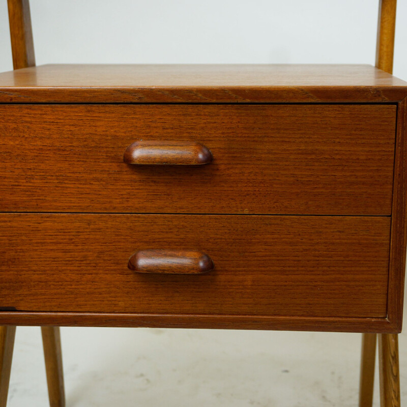 Pair of vintage Teak Bedside Tables by Sigfred Oman for Olholm Moblern, Danish 1960s