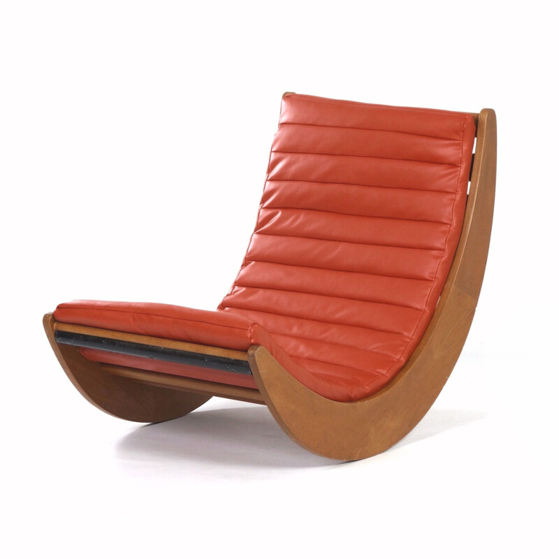 Chaise à bascule vintage "Relaxer 2" de Verner Panton pour Rosenthal, Allemagne 1970