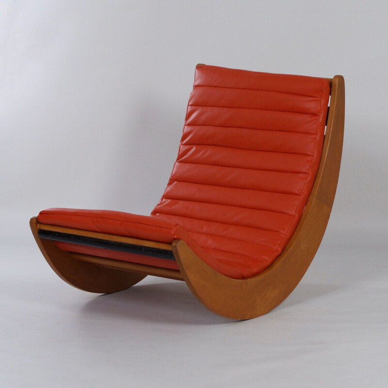 Vintage "Relaxer 2" Rocking Chair by Verner Panton for Rosenthal, Germany 1970s
