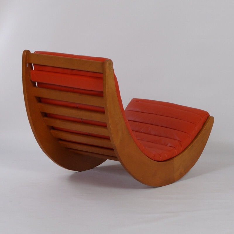 Chaise à bascule vintage "Relaxer 2" de Verner Panton pour Rosenthal, Allemagne 1970