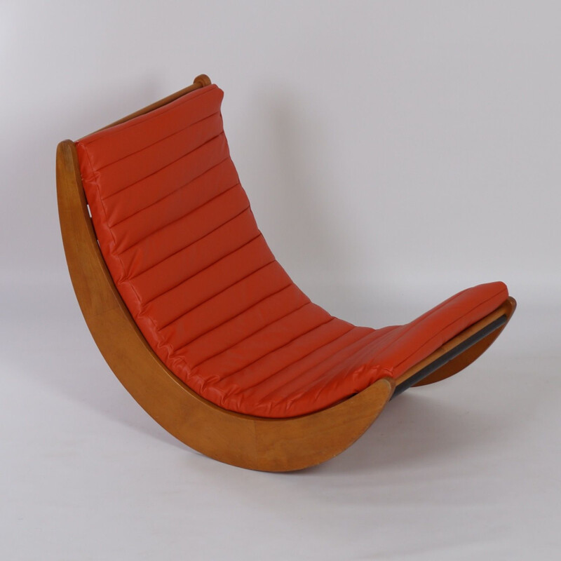 Vintage "Relaxer 2" Rocking Chair by Verner Panton for Rosenthal, Germany 1970s