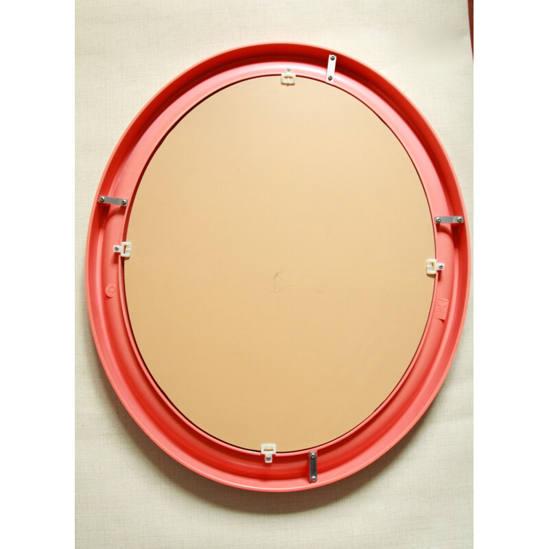 Large Vintage Pesca Pop Mirror by Carrara&Matta, Italy 1960s