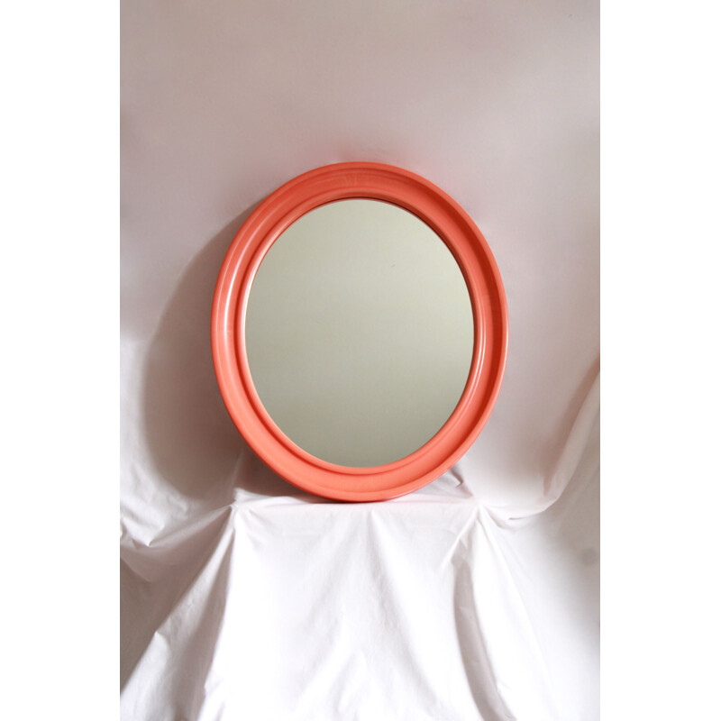 Large Vintage Pesca Pop Mirror by Carrara&Matta, Italy 1960s