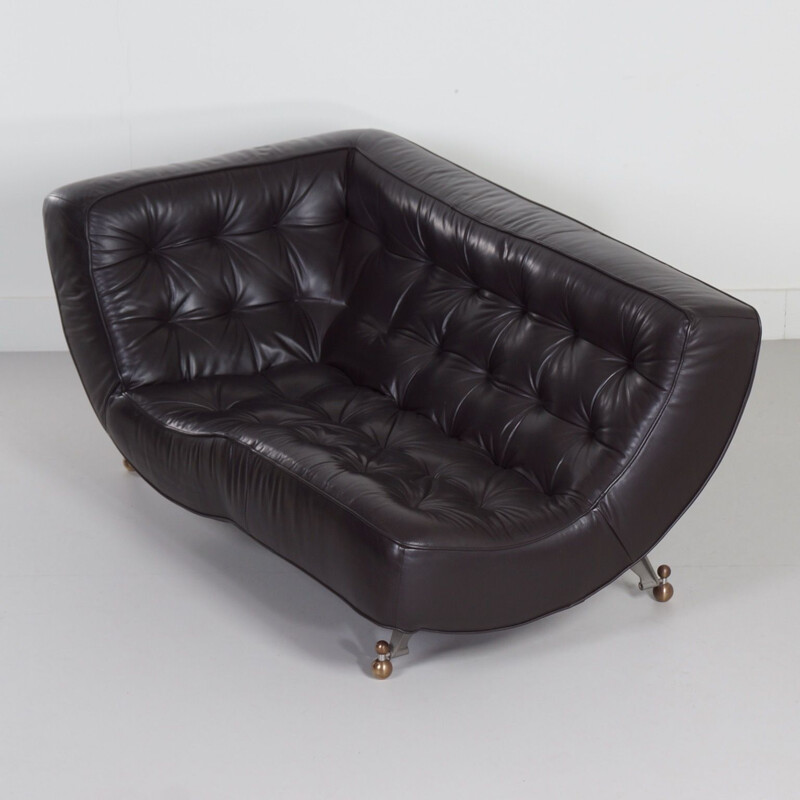 Fauteuil lounge vintage de salon Quintus de Gerard van den Berg pour Montis 1980