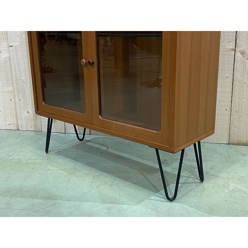 Vintage display case on hairpin legs by G-Plan 1970s