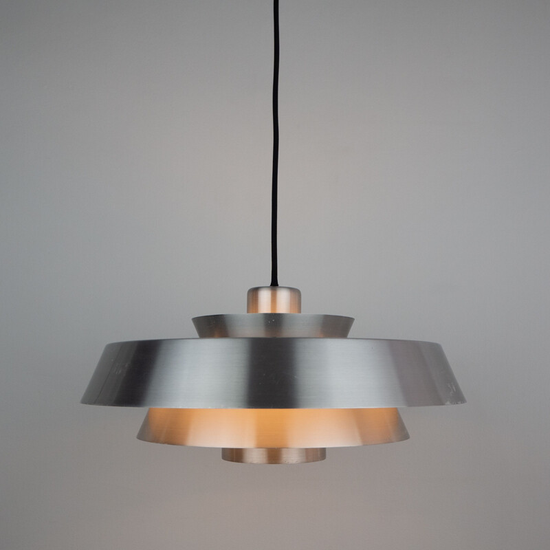 Vintage pendant lamp Nova by Jo Hammerborg Fog og Morup, Denmark 1963s