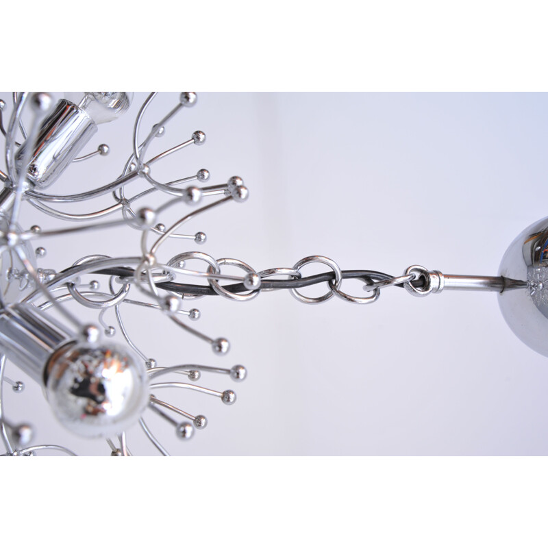 Vintage Sputnik Ceiling light Angelo Gaetano Sciolari  1960s