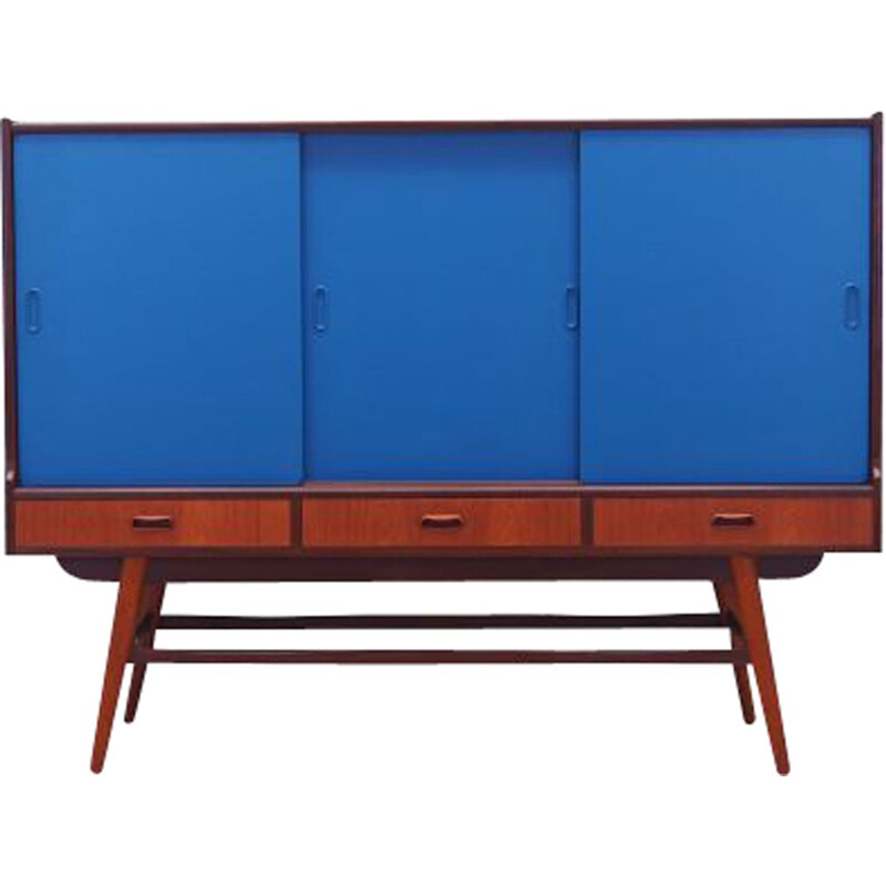 Vintage Teak highboard, Denmark 1960s