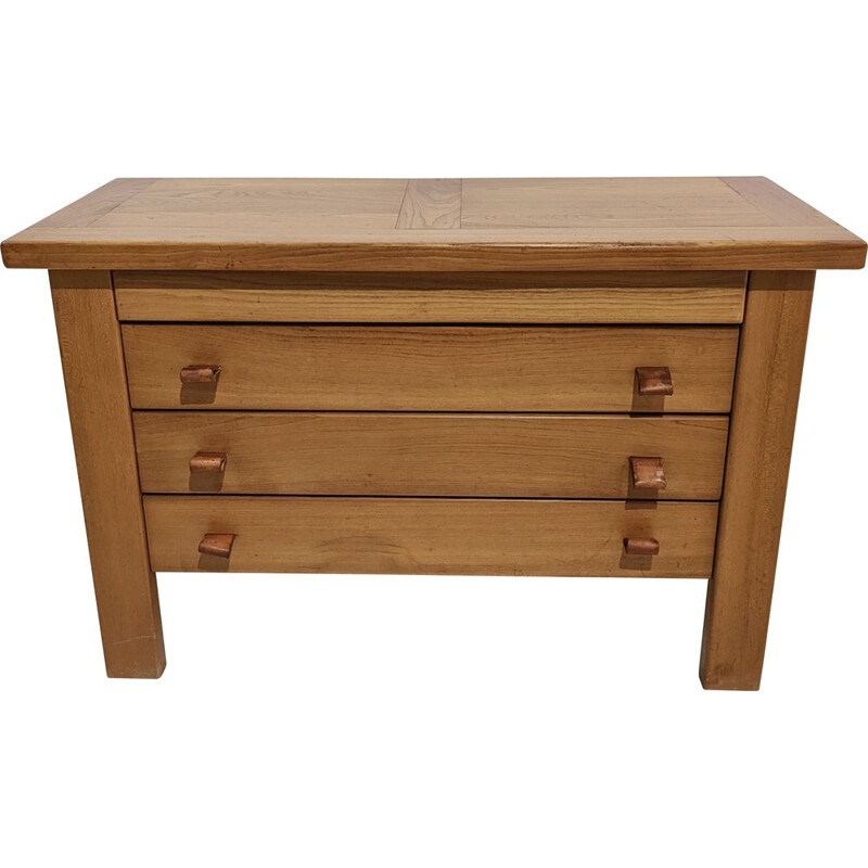 Vintage Maison Regain solid elm chest of drawers