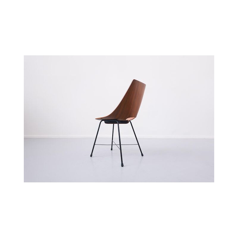 Set of 6 vintage chairs by Carlo Ratti 1960