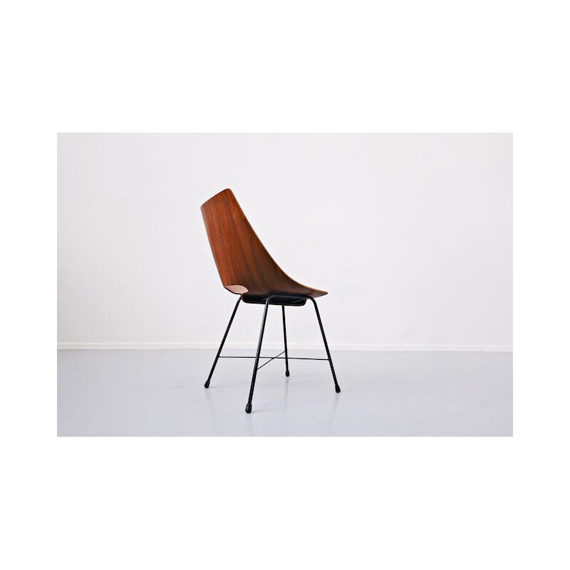 Set of 6 vintage chairs by Carlo Ratti 1960