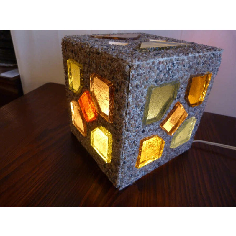 Lampe "Cube" - années 70 