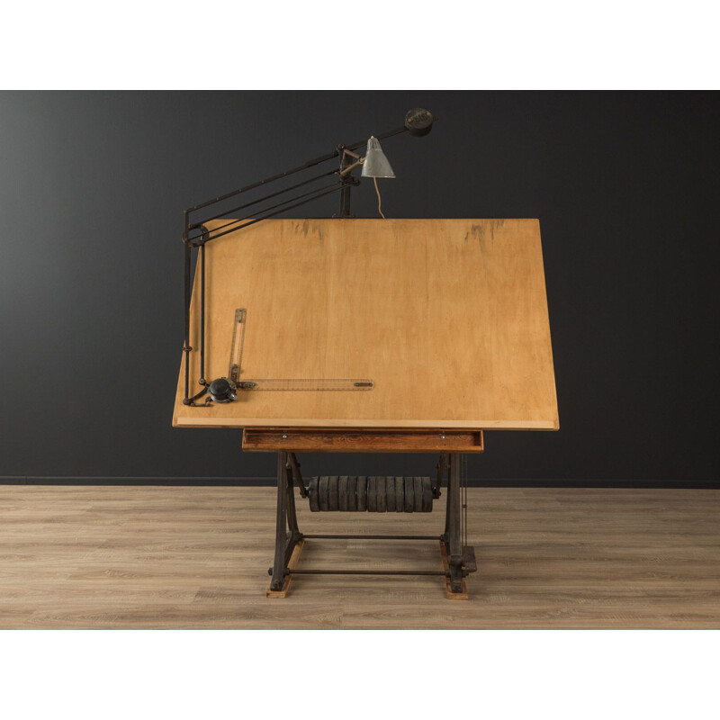 Vintage drawing table by ISIS, Germany 1950