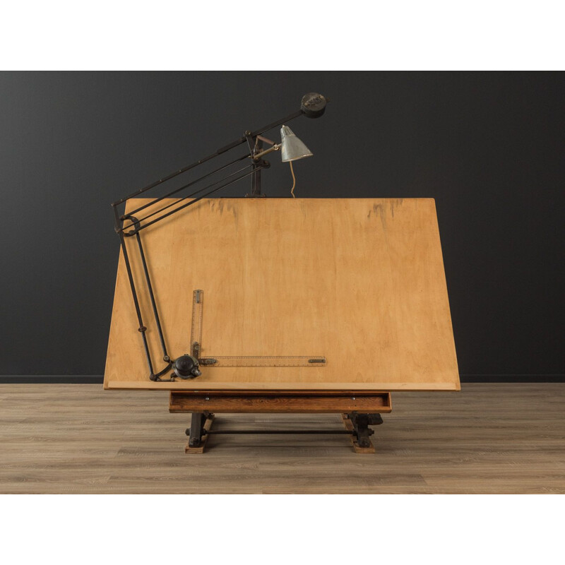 Vintage drawing table by ISIS, Germany 1950