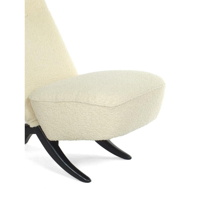 Vintage Congo chair by Theo Ruth for Artifort 1950