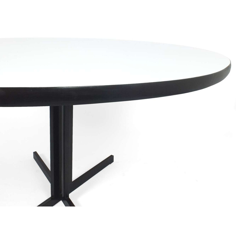 Vintage AP 104 oval table by Hein Salomonson for AP Originals, Netherlands 1950