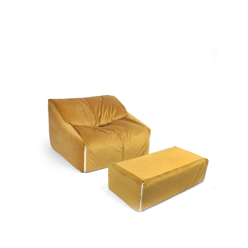 Vintage armchair Plumy by Annie Hiéronimus for Cinna Ligne Roset, France 1980