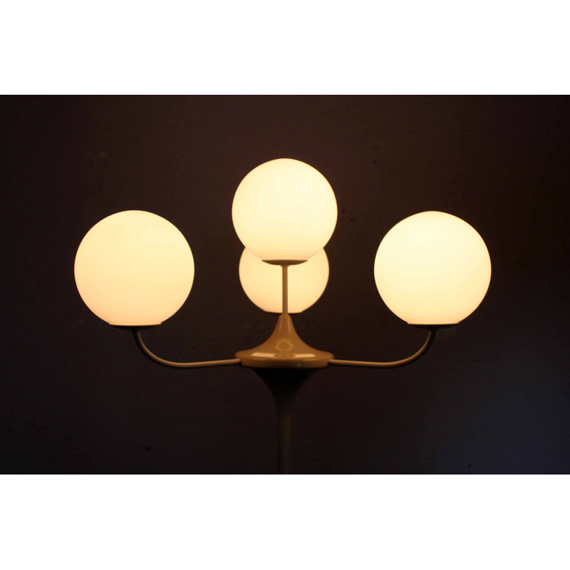 Lampadaire vintage Temde Leuchten par E.R Nele 1960