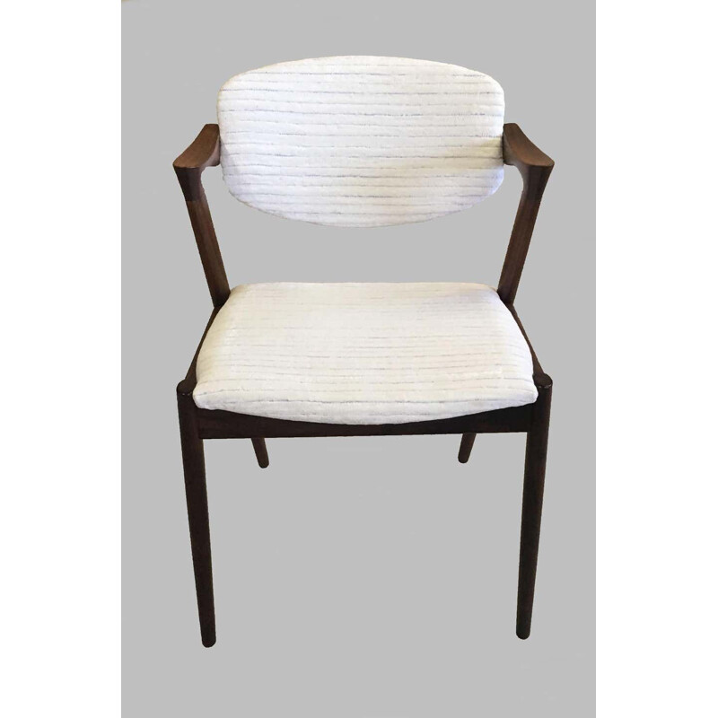 Lot de 4 chaises vintage en palissandre de Kai Kristiansen 1960